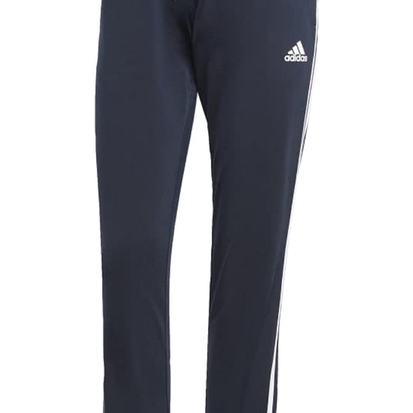 NEW Adidas Women's Dark Blue Joggers with White Stripes - Picture 3 of 15
